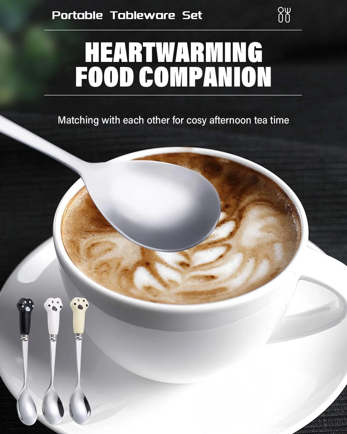 Ложка Кавова Cat, Маленькі, фото №5