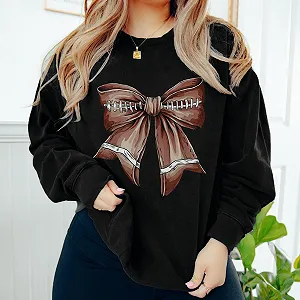 Жіночий Светр SANSIWU Вільного Крою З Принтом synthetic.ua - Фото 1