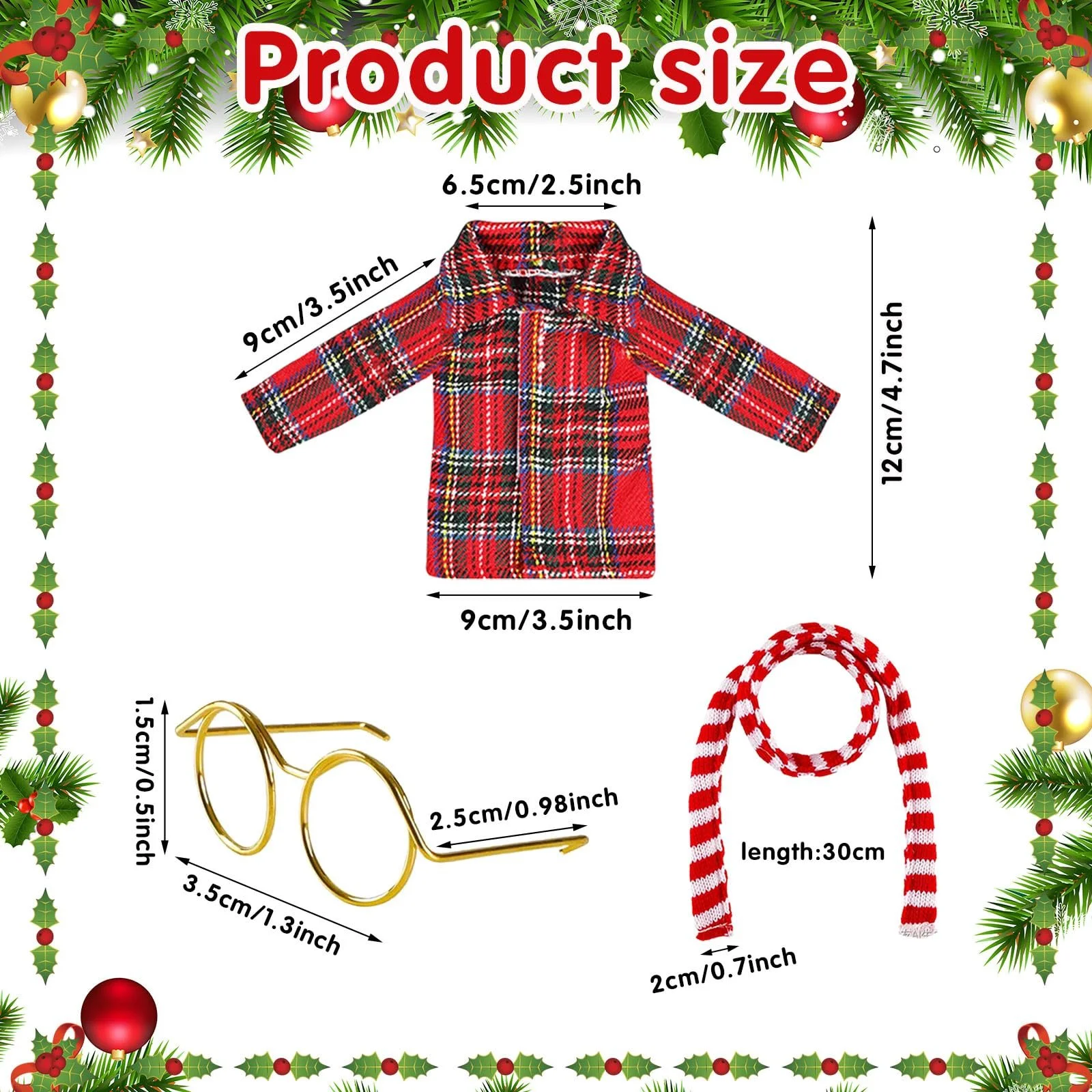 Рождественская Одежда для Мини Кукол, фото №2