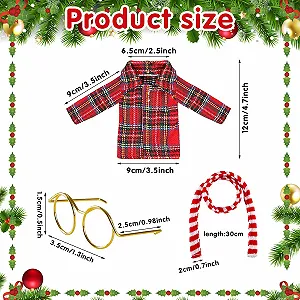 Рождественская Одежда для Мини Кукол synthetic.ua - Фото 1