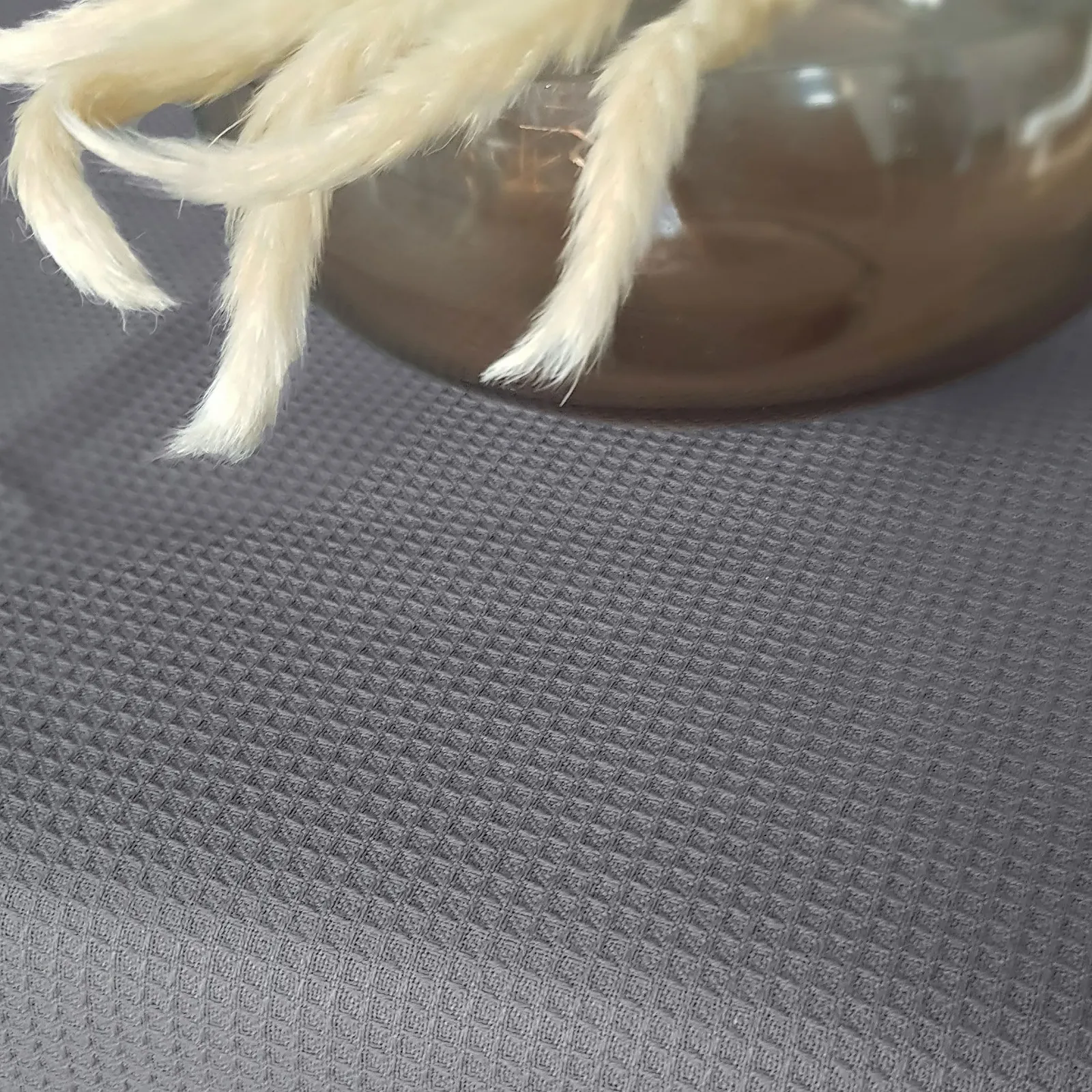 ZOLLNER Вафельное одеяло пике, 150 x 200 см, Хлопок, Дышащее, Серое, фото №4