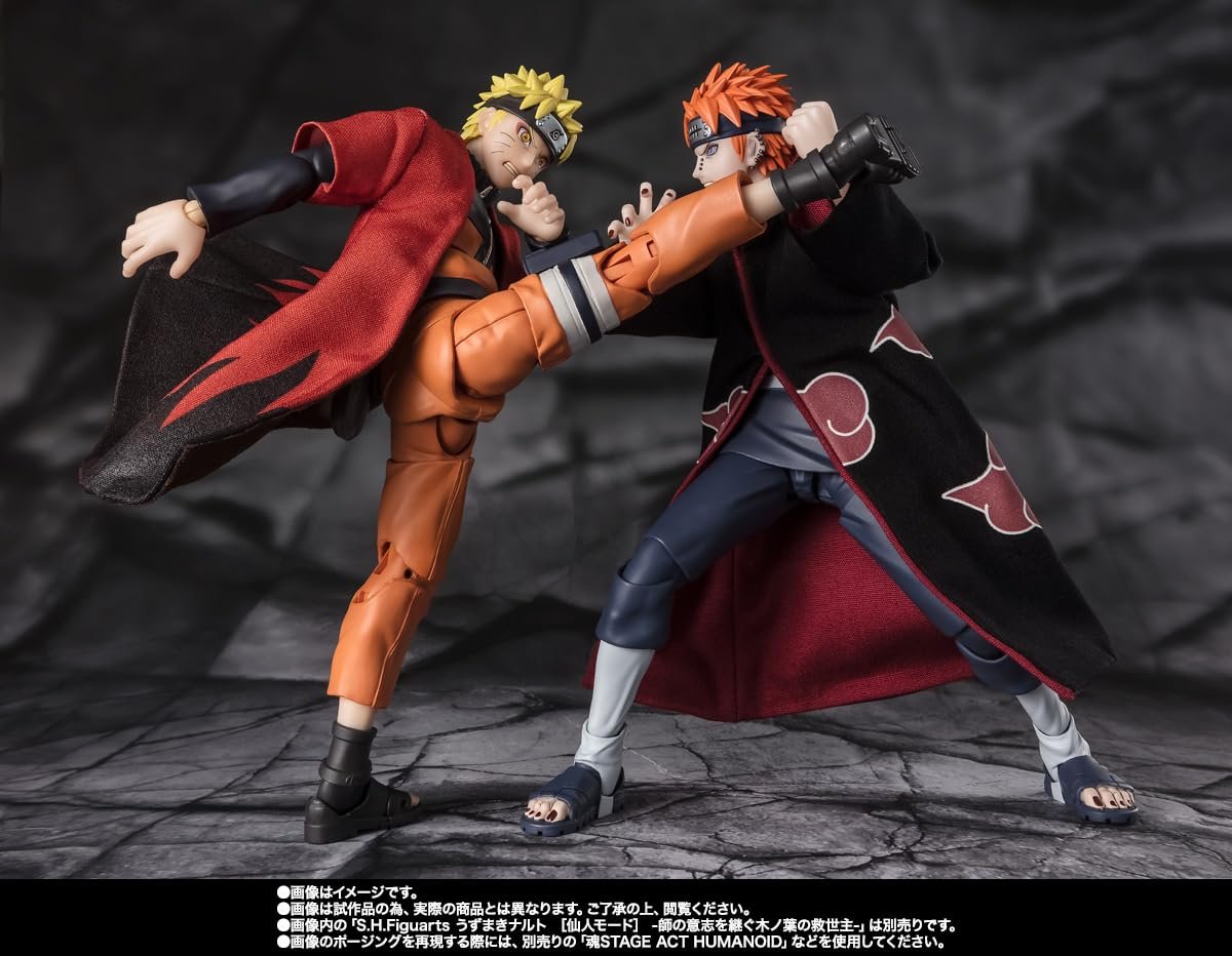 Екшн-фігурка Пейн Тендо Six Path Rinnegan Naruto Shippuden Bandai Spirits S.H.Figuarts TAMASHII NATIONS, фото №7