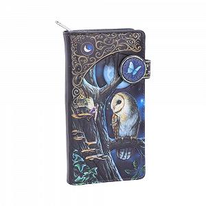 Женский кошелек Lisa Parker Owl с тиснением - Фото 1