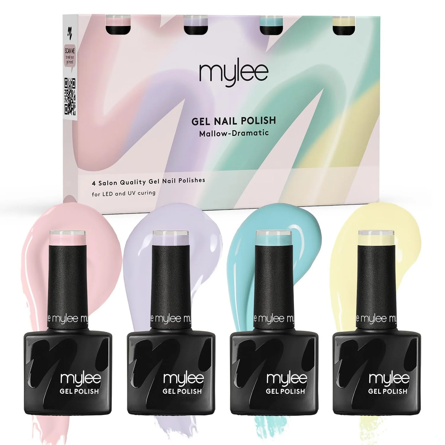 Гель-лак Mylee Quad Set Mallow-Dramatic 4 x 8 мл, фото №1