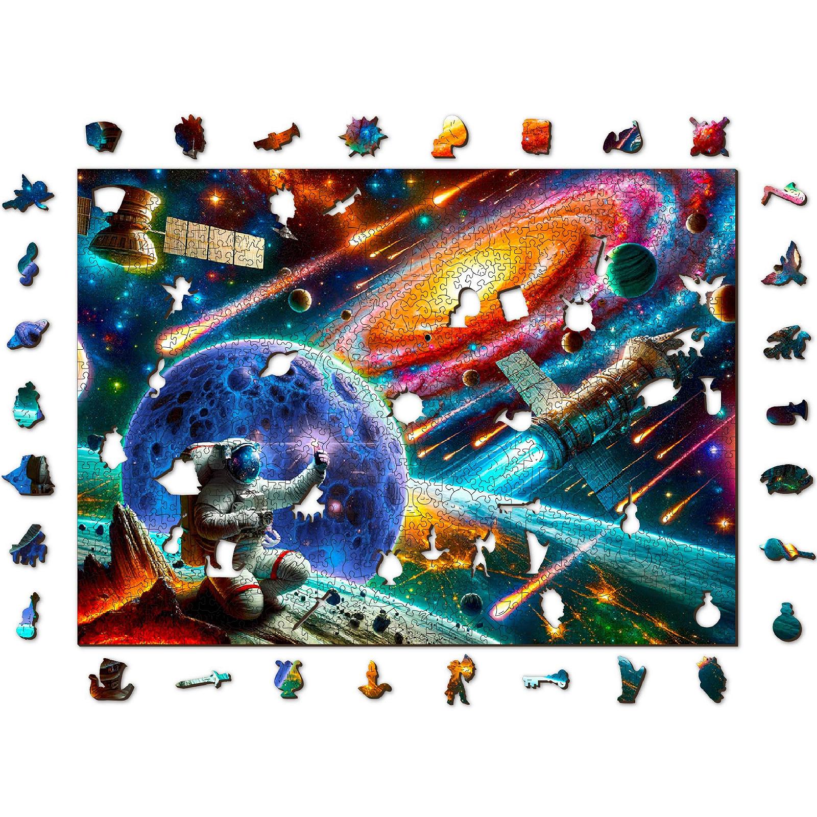 Дерев'яний пазл WOODEN.CITY Cosmic Exploration 1000 елементів 54,0 x 39,4 см, фото №5 Дерев'яний пазл WOODEN.CITY Cosmic Exploration 1000 елементів 54,0 x 39,4 см, фото №5