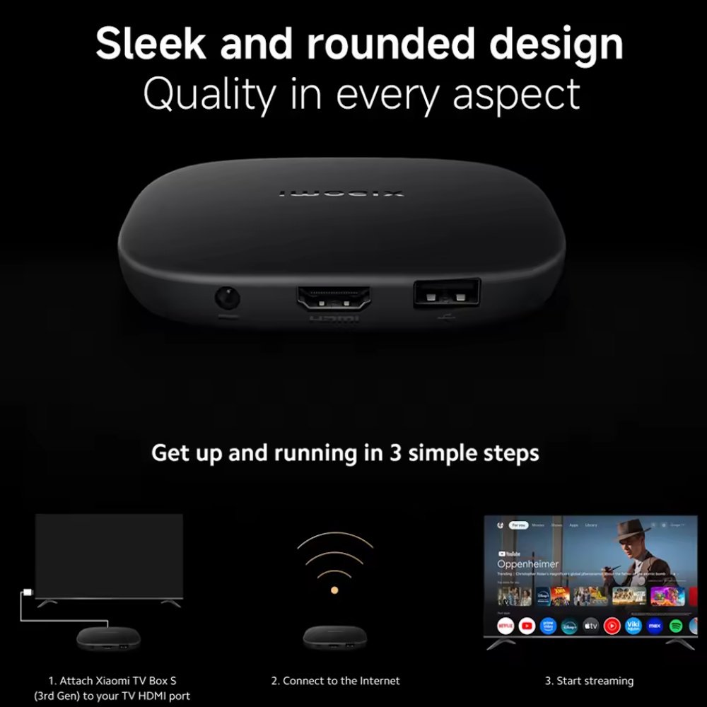 Приставка Xiaomi TV Box S 4K 3rd Gen 2/32Gb 4K UltraHD GoogleTV 14 Global, фото №7