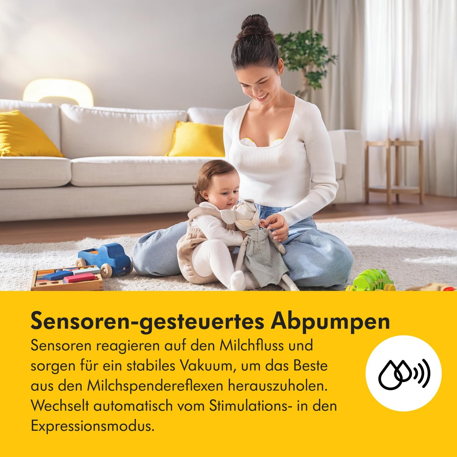 Молокоотсос двойной Medela Magic InBra портативный с FluidFeel Technology, App Connectivity, Sensor Control, фото №12