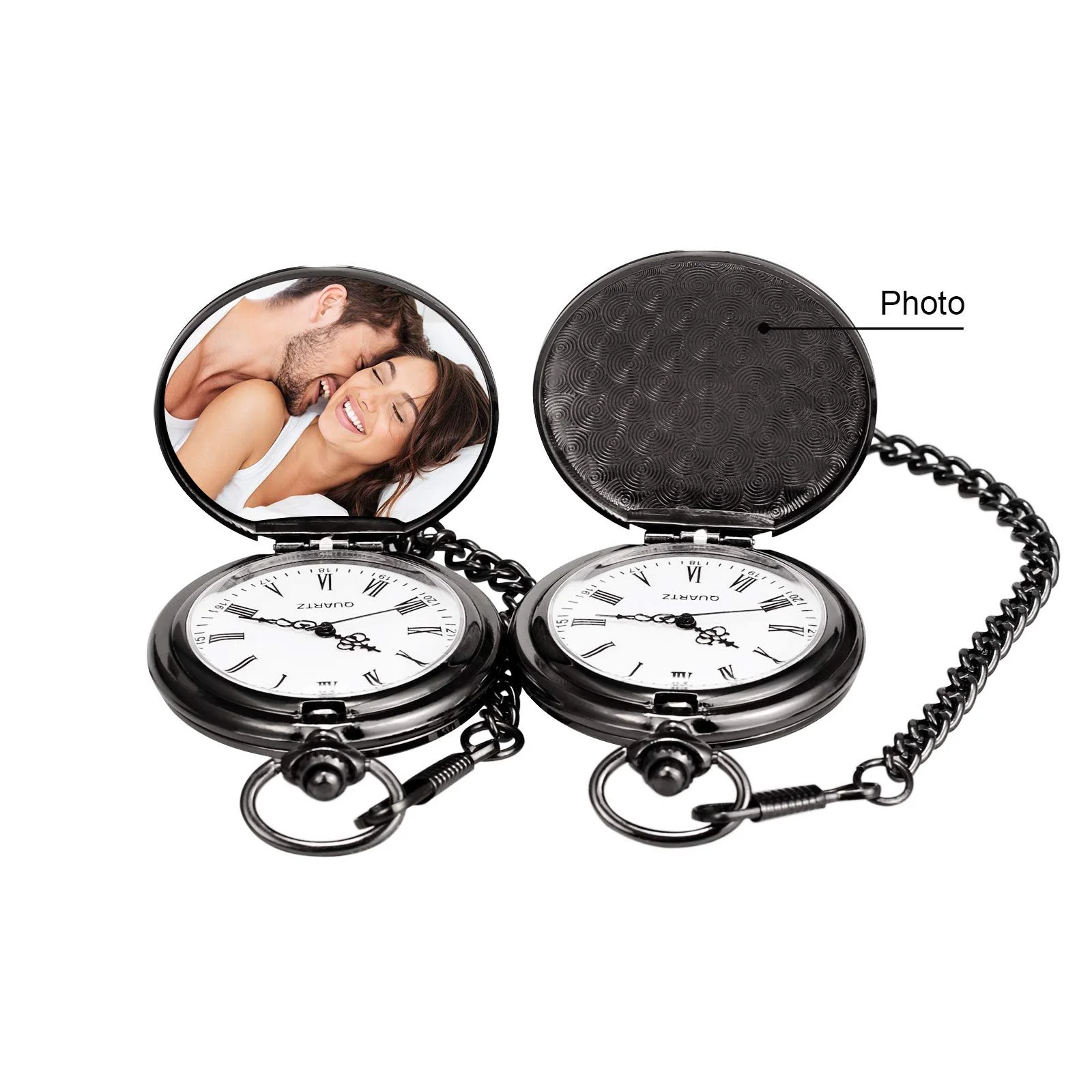 Кишеньковий годинник TREEWETO Персоналізований гравірований для чоловіків Кварцовий Fobwatch, фото №4 Кишеньковий годинник TREEWETO Персоналізований гравірований для чоловіків Кварцовий Fobwatch, фото №4