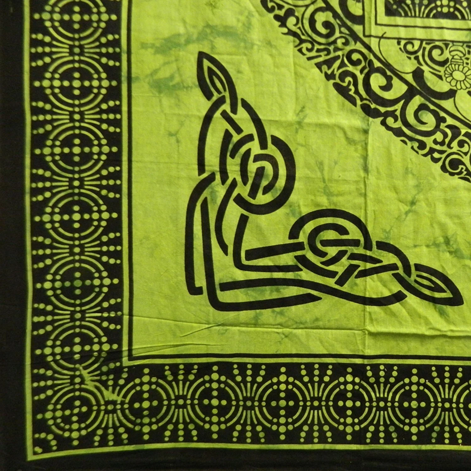 Покривало Бавовна Om Mandala Зелений, фото №2