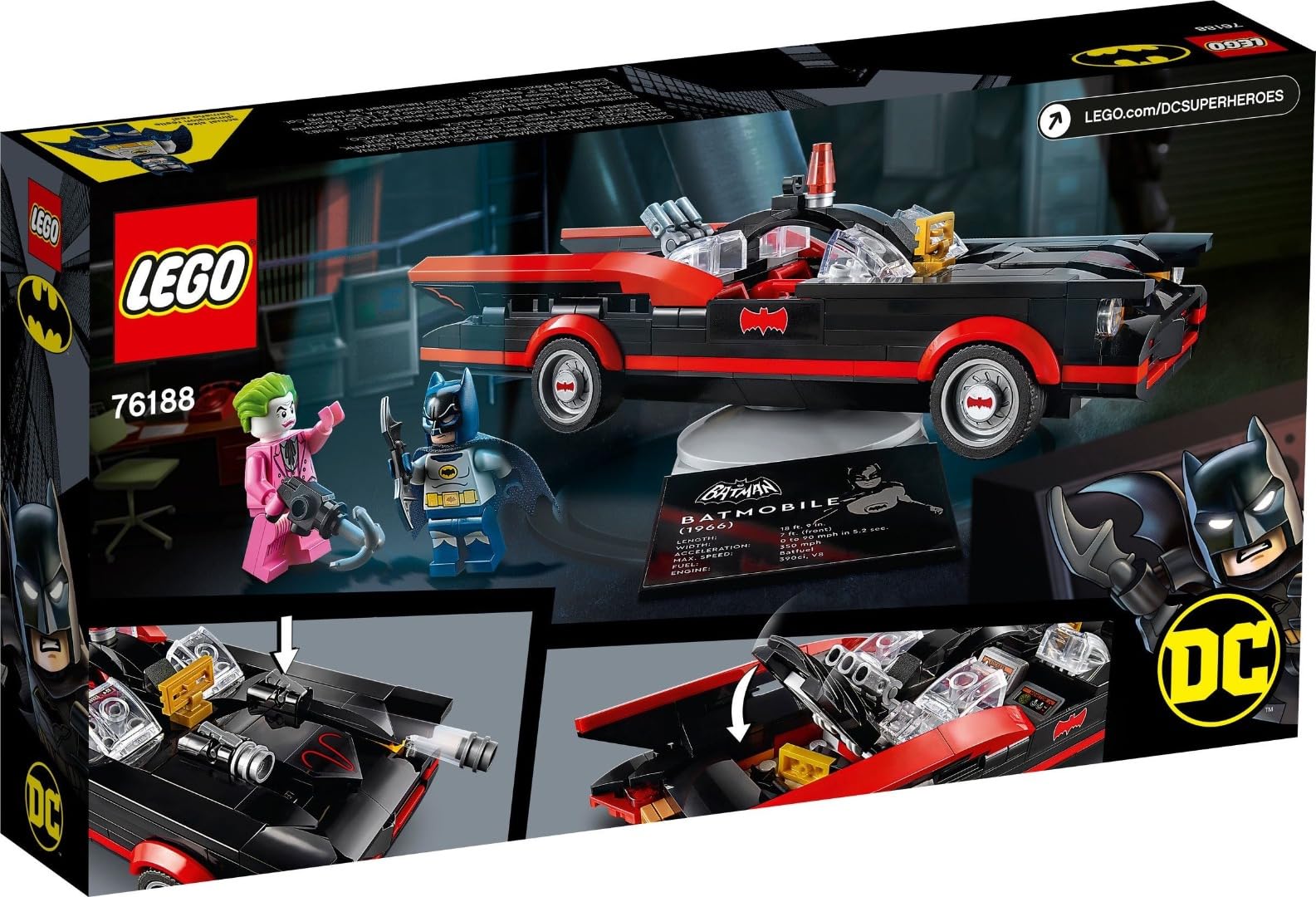 Batmobile LEGO Super Heroes серия теле классика 76188, фото №2