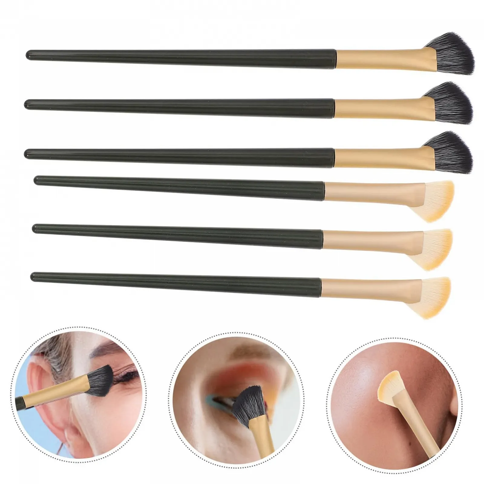 Кисти minkissy для консилера скошенная, фото №4