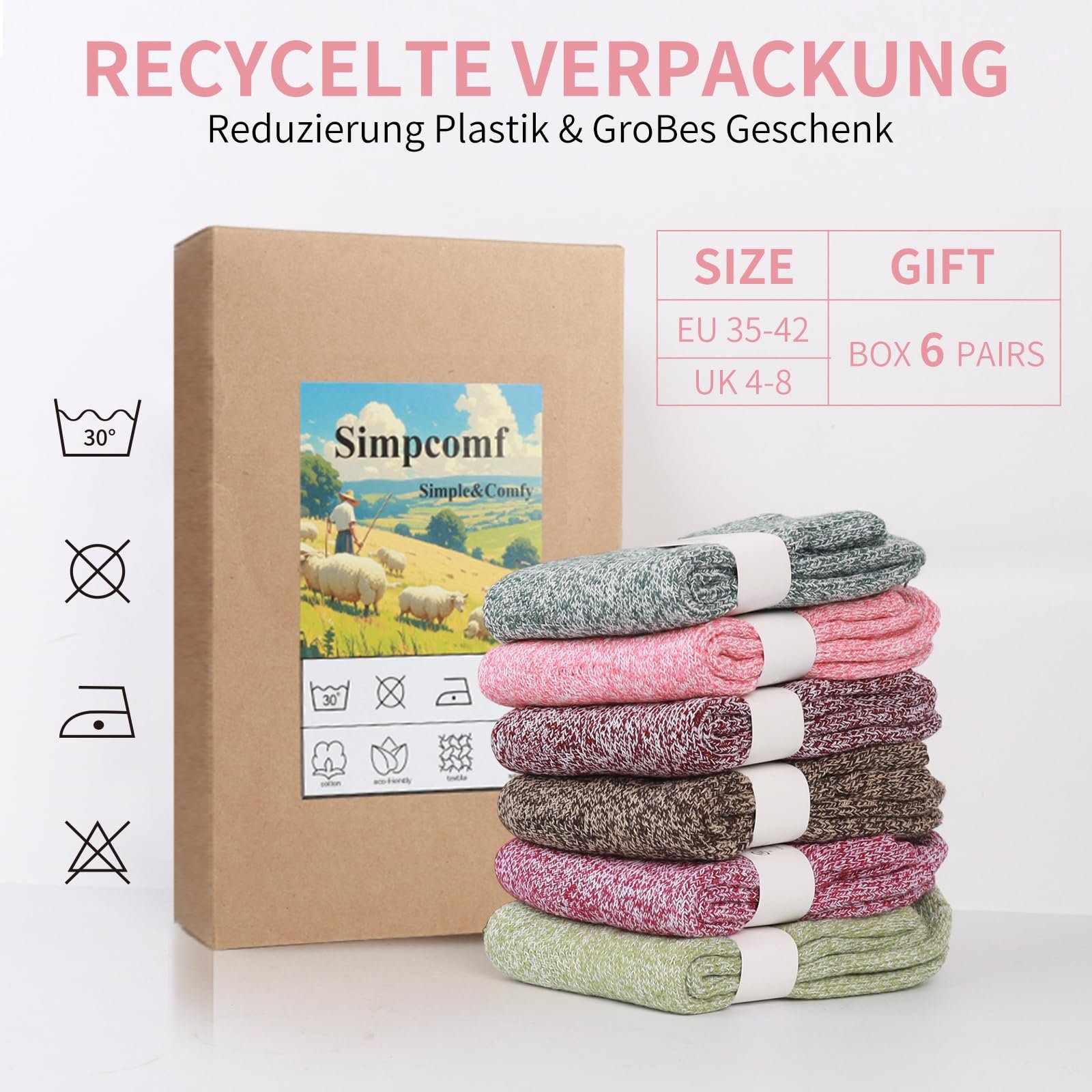 Термошкарпетки Вовняні Merino, фото №2