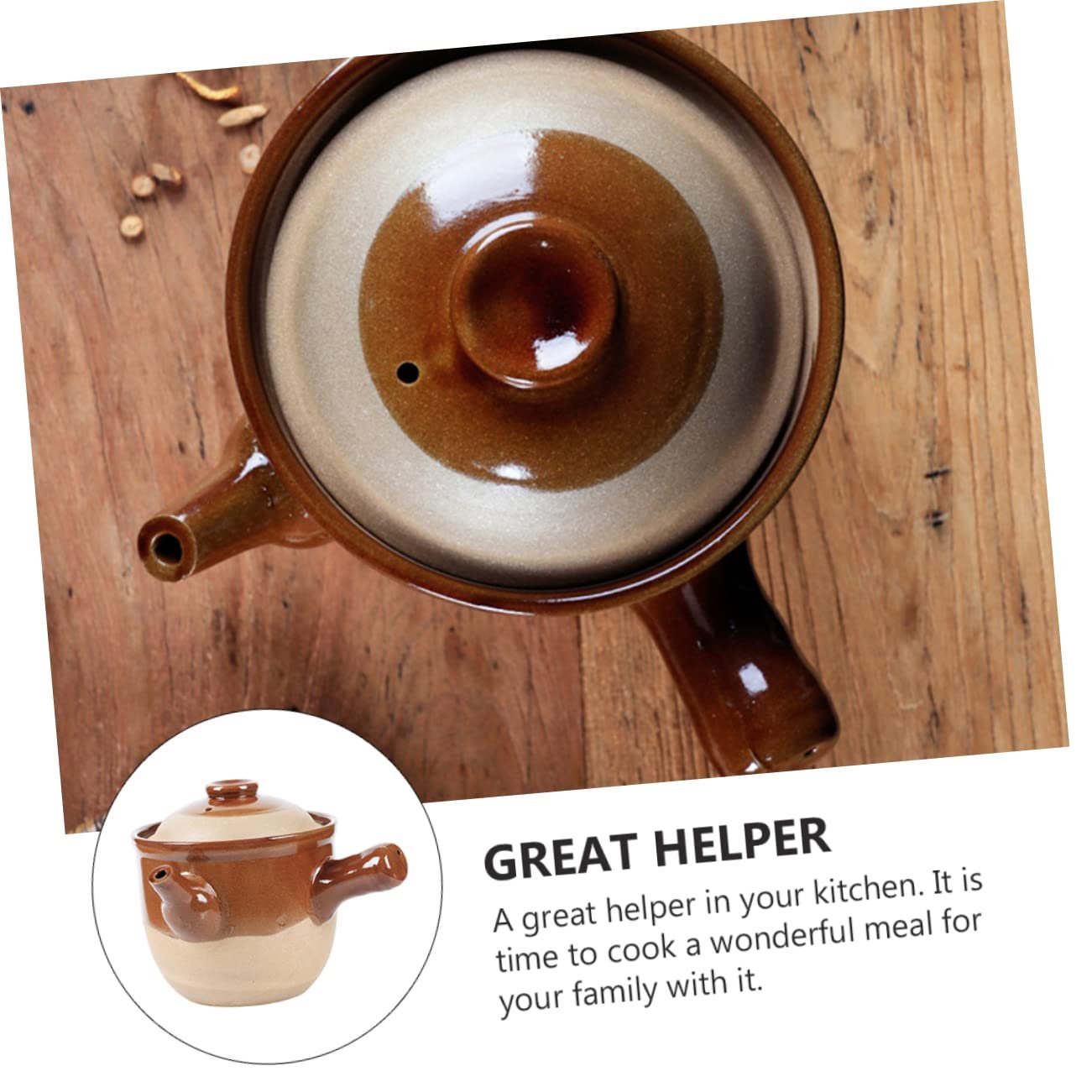 Горщик піщаний традиційний для китайської медицини термостійкий з носиком та ергономічною ручкою, 1 шт., фото №7 Горщик піщаний традиційний для китайської медицини термостійкий з носиком та ергономічною ручкою, 1 шт., фото №7