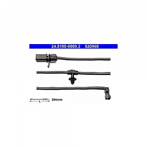 Датчик износа тормозных колодок ATE 24.8190-0969.2 для VAG задняя ось - Фото 1