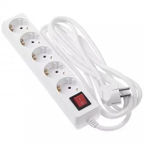 Сетевой фильтр питания 2E 5xSchuko, 1.8м 2E-U05ESM1.8 - Фото 1