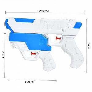 Водяний пістолет з подвійним соплом, білий synthetic.ua - Фото 1