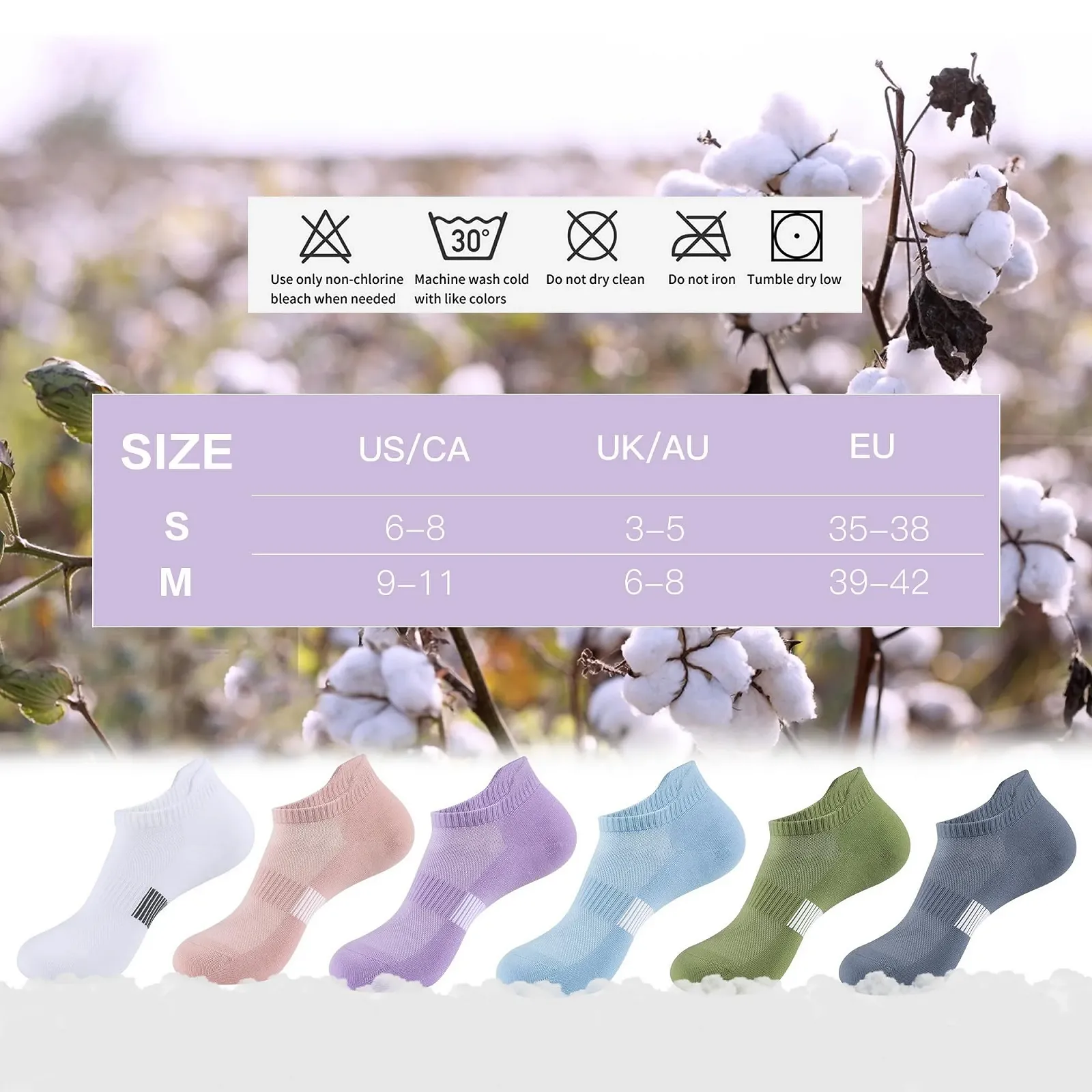 Шкарпетки для кросівок Жіночі 5 пар Преміум, фото №7