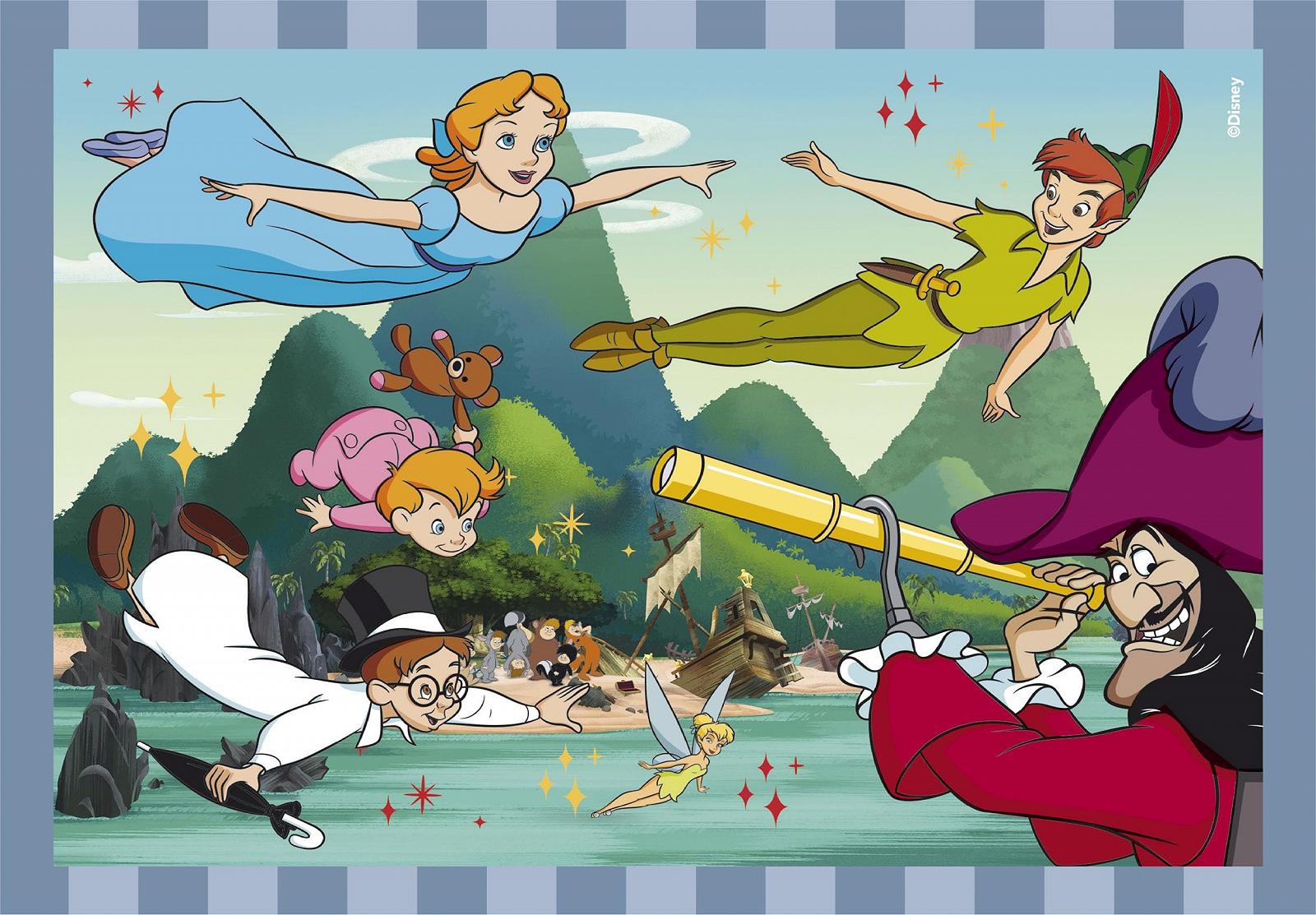 Пазл Clementoni Supercolour 4 in 1 21523 Disney Classics 12, 16, 20, 24 детали, фото №4