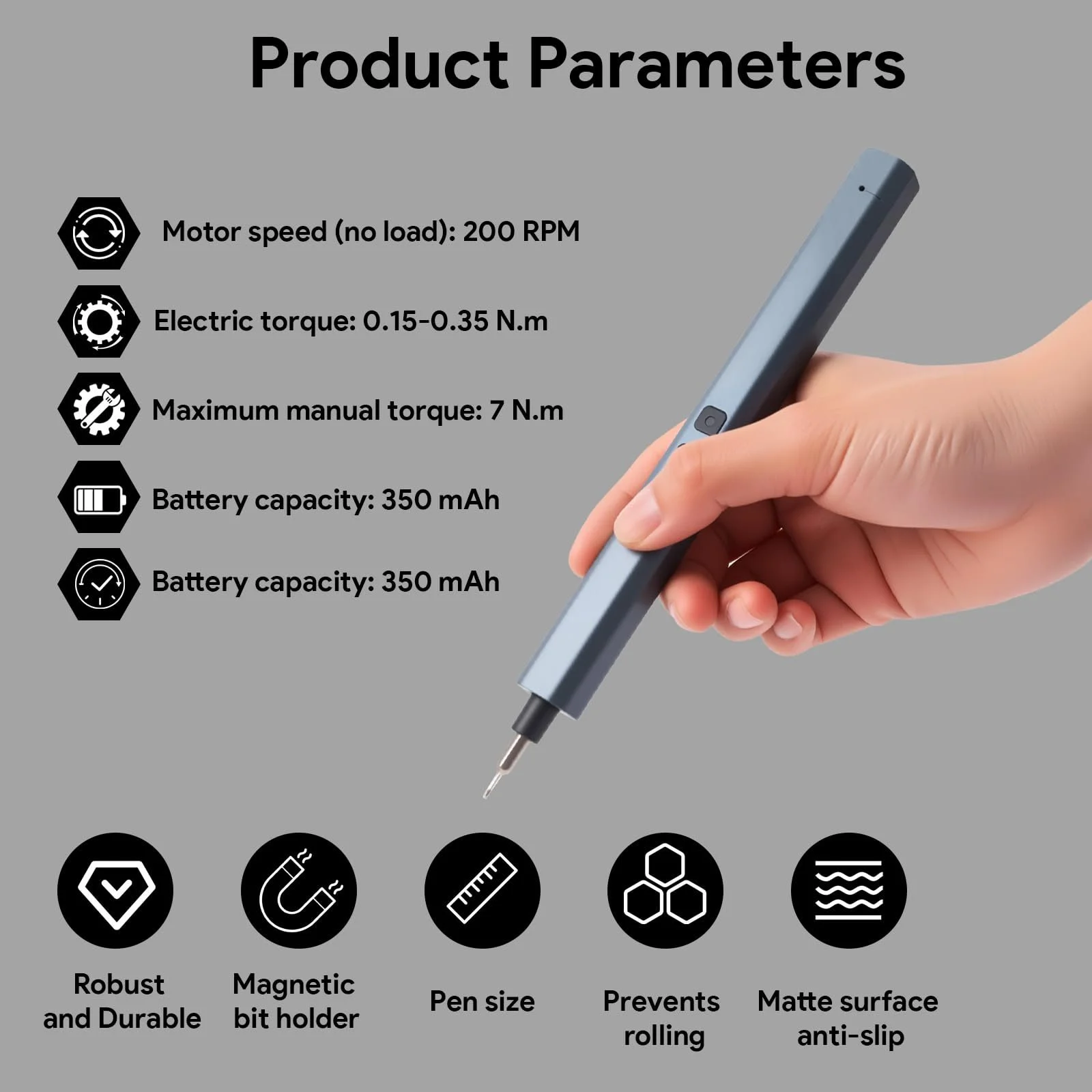 Набір електричних прецизійних викруток 152-в-1 для електроніки та ноутбуків, фото №7