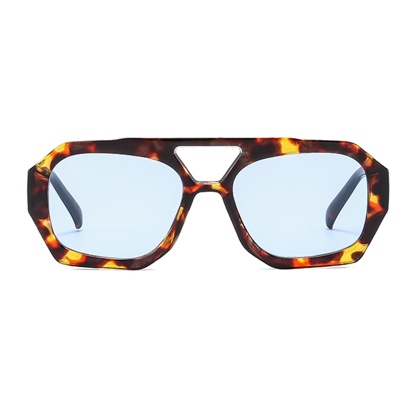 Сонцезахисні окуляри Авіатори YAMEIZE 70-х Ретро з подвійним містком для жінок і чоловіків Класичні, фото №3