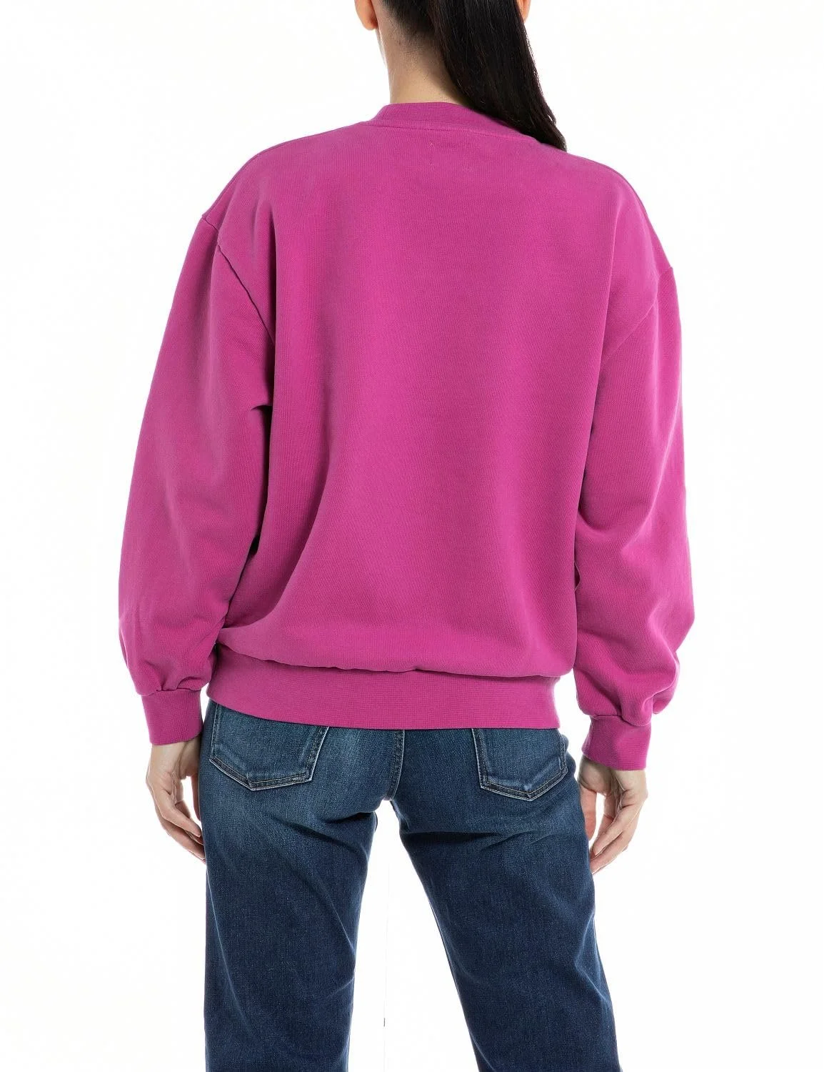 Жіночий Бавовняний Світшот Replay Rose Label Collection, фото №2