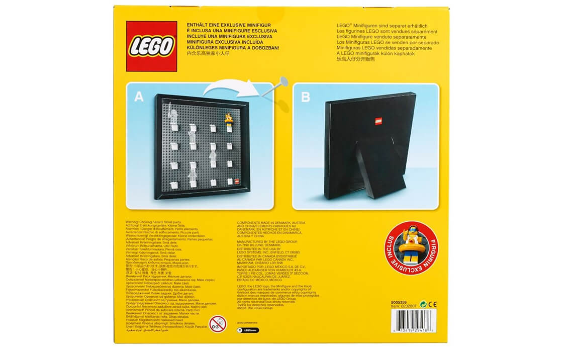 Детский конструктор LEGO Accessories Рамка для коллекционирования минифигурок (5005359), фото №2