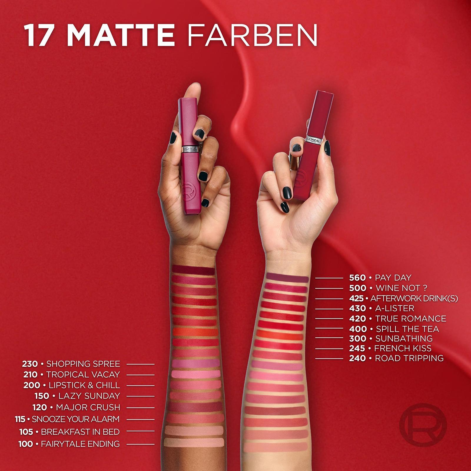 Помада L'Oréal Paris Infaillible Matte Resistance № 245 French Kiss, фото №6