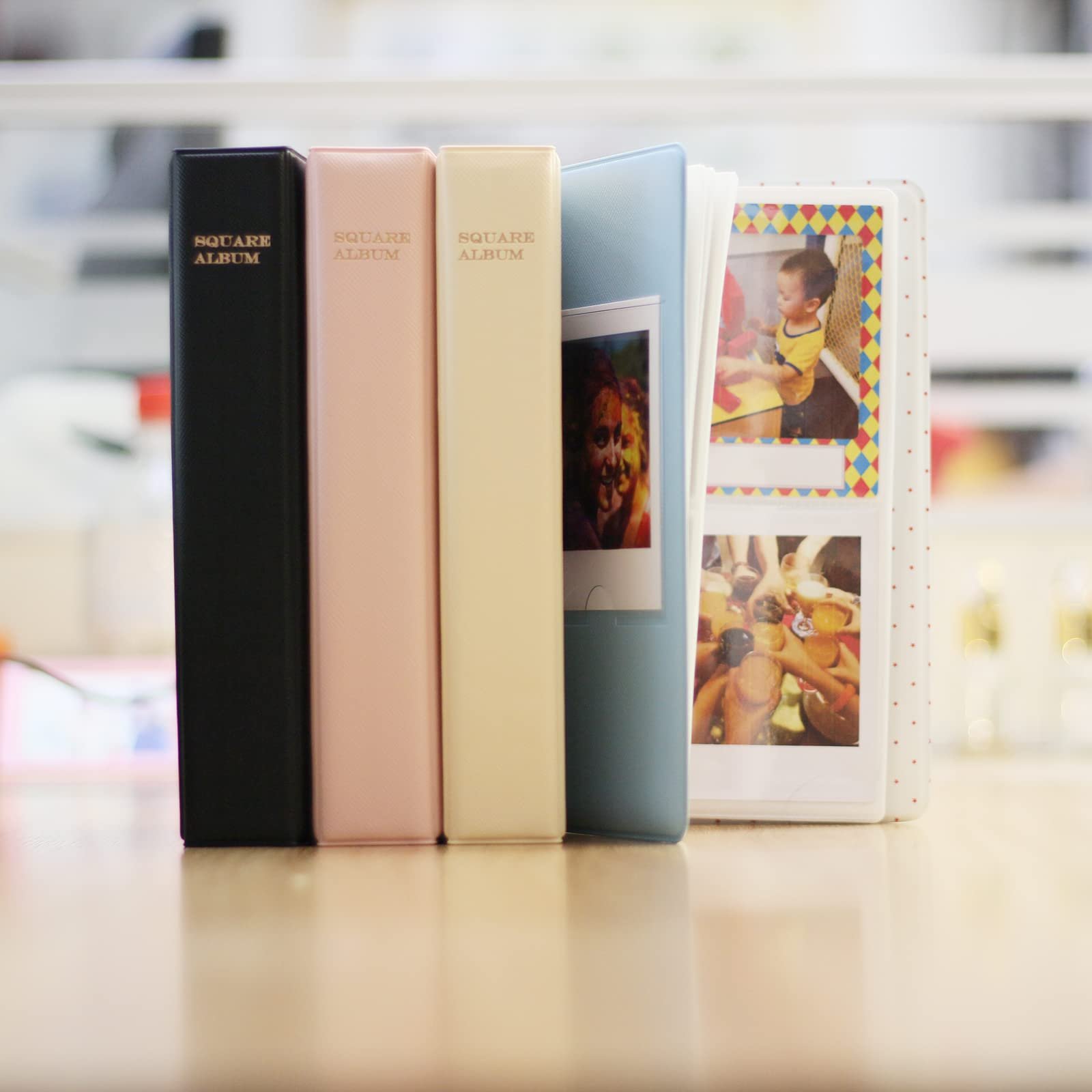 Фотоальбом Rieibi Mini 64 Pockets PU Leather Cute Colorful, фото №7