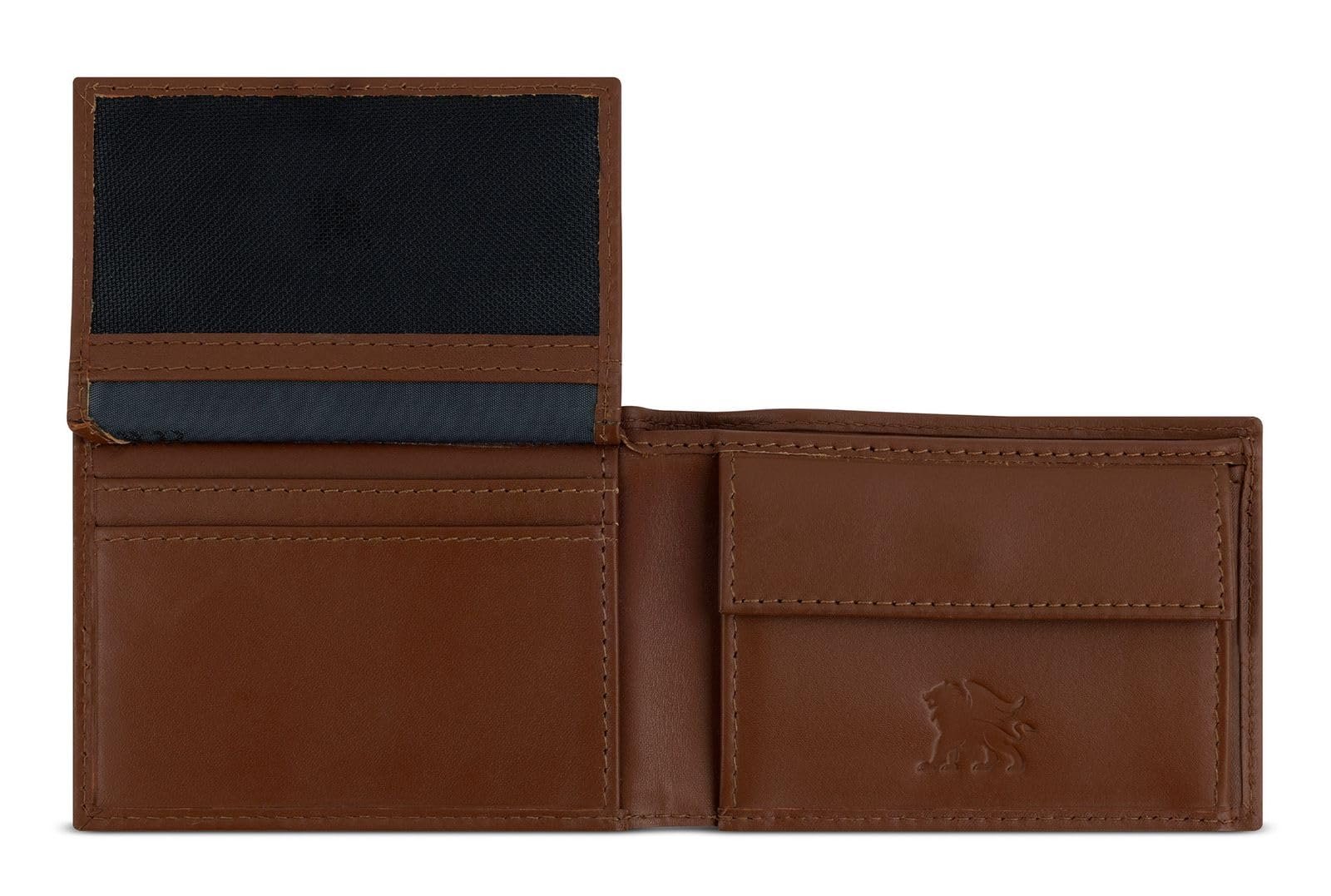 Кошелек Mini mano Don Antonio RFID Cognac Cognac Классический, фото №3