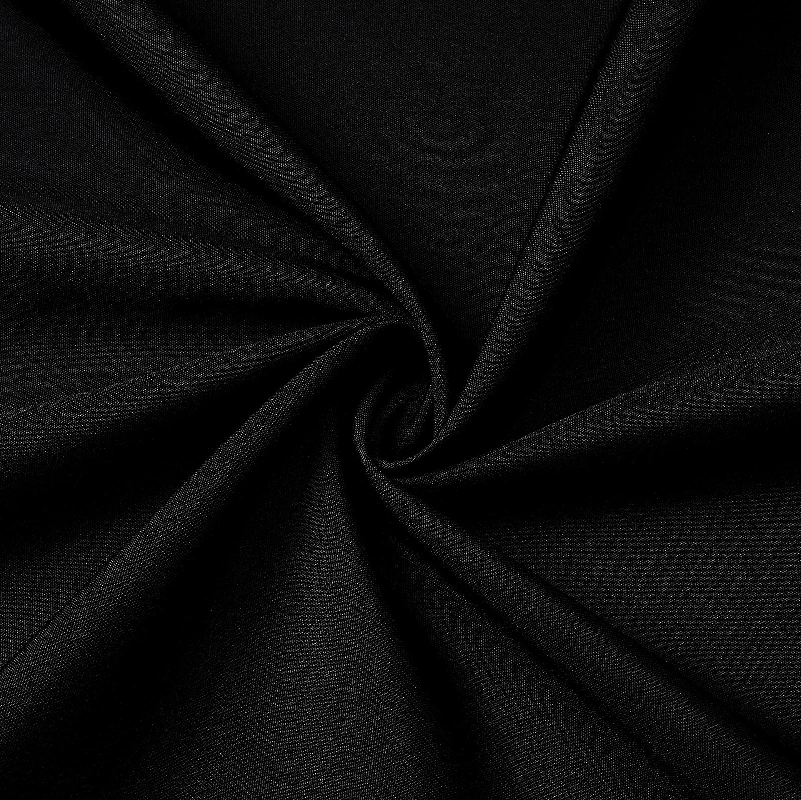 Скатертина Lotus Effect Текстильна Прямокутна Брудовідштовхувальна 150 x 300 см Чорна, фото №4
