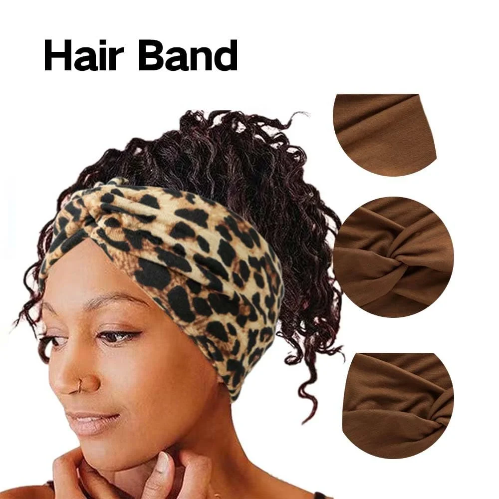 Повязка на голову Эластичная широкая, фото №6