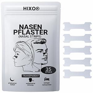 Пластирі для носа Преміум 35 шт. Прозорі. Для покращення сну, вільного дихання та занять спортом - Фото 1