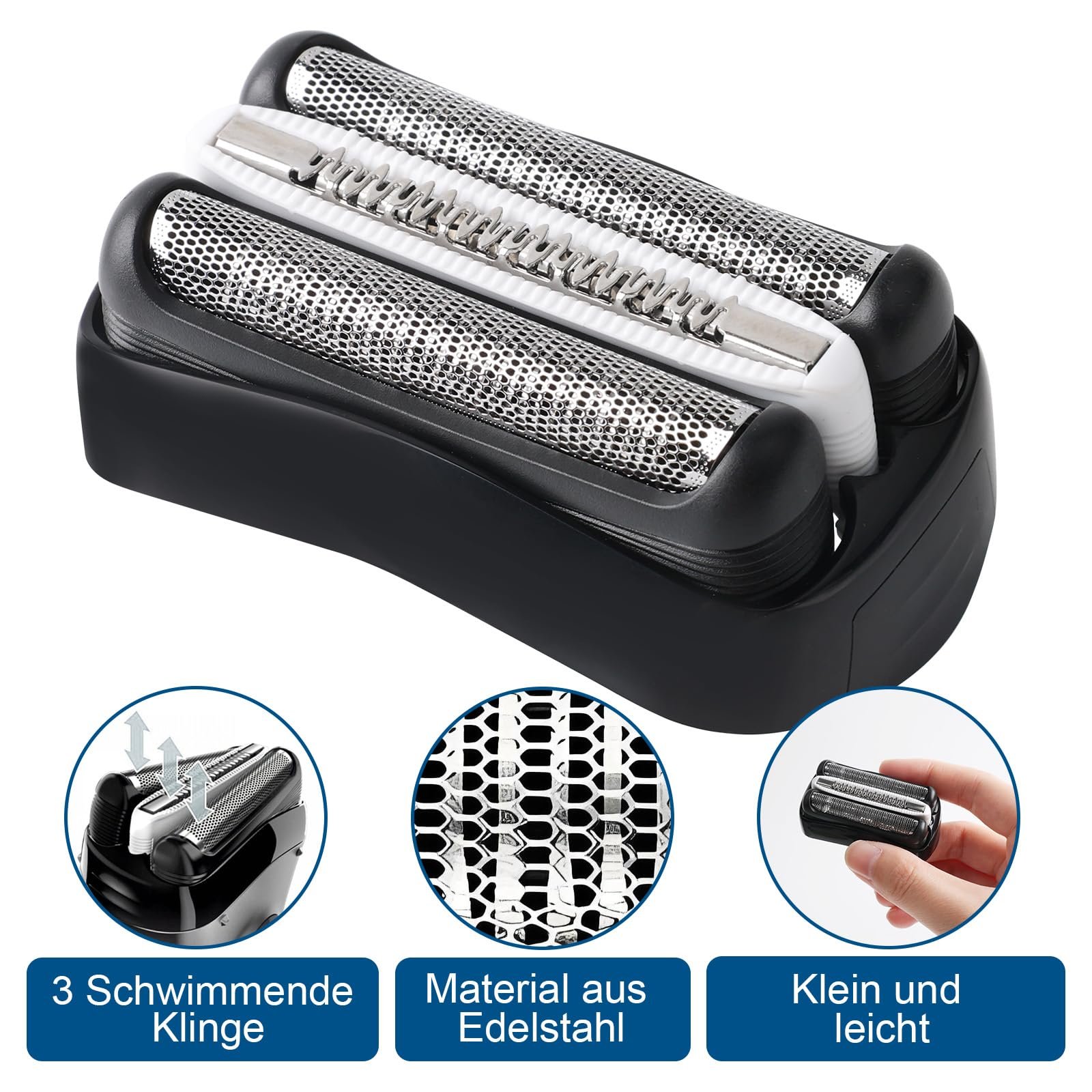 Сменные головки Braun Series 3 32B для электробритвы 2 шт., фото №6