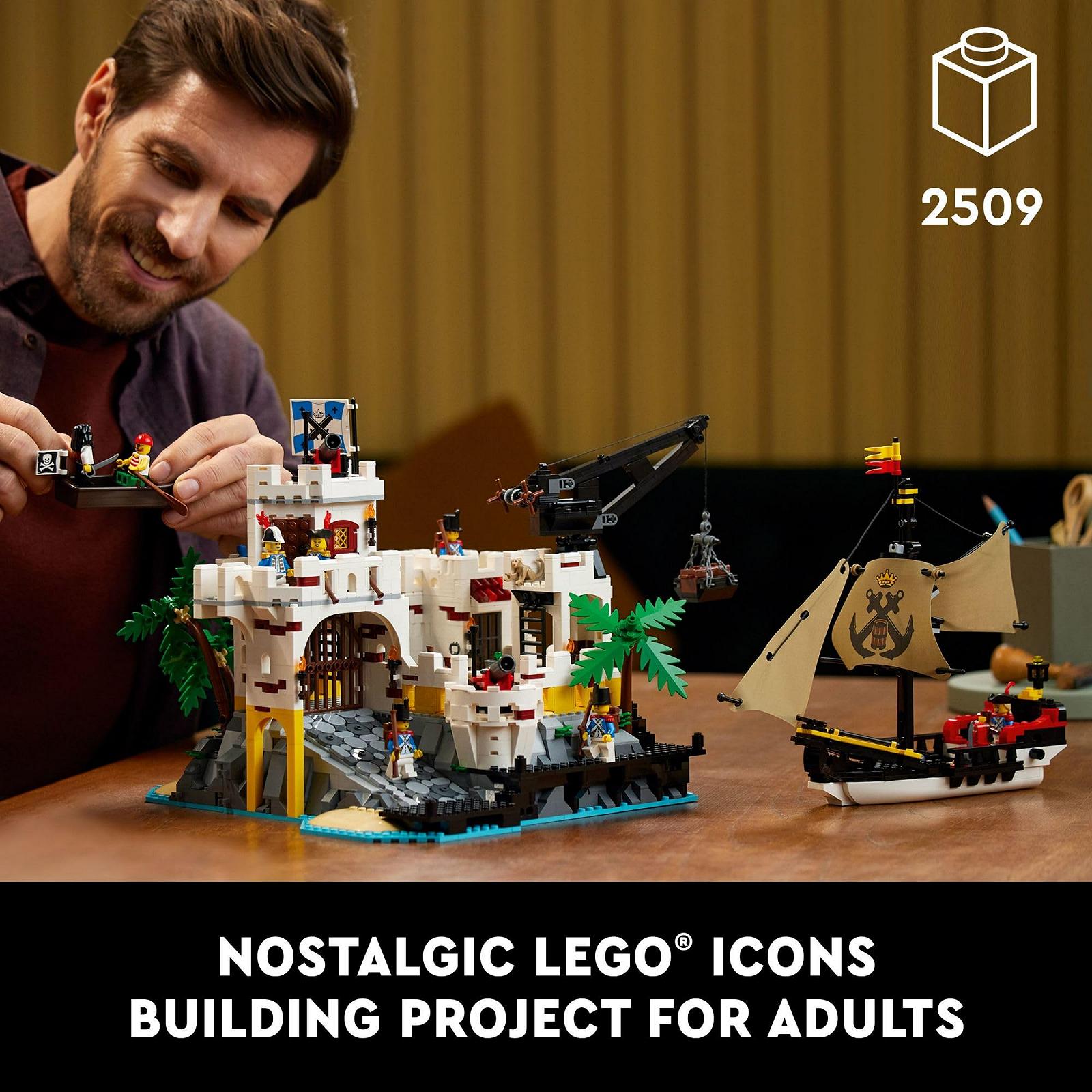 Конструктор LEGO Icons Eldorado Fortress Піратський Подарунок Включає Піратський Корабель і 8 Мініфігурок, фото №2