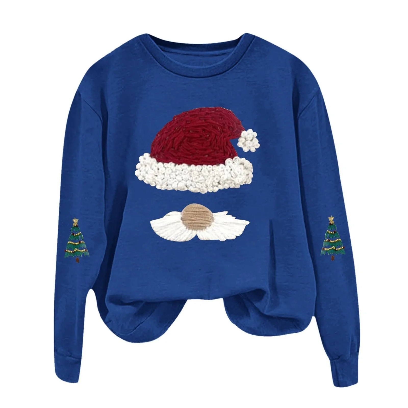 Женский Свитшот HUIFUAO Рождественский Свитер Рождественский принт Санта Клауса Длинный рукав, фото №2 Женский Свитшот HUIFUAO Рождественский Свитер Рождественский принт Санта Клауса Длинный рукав, фото №2