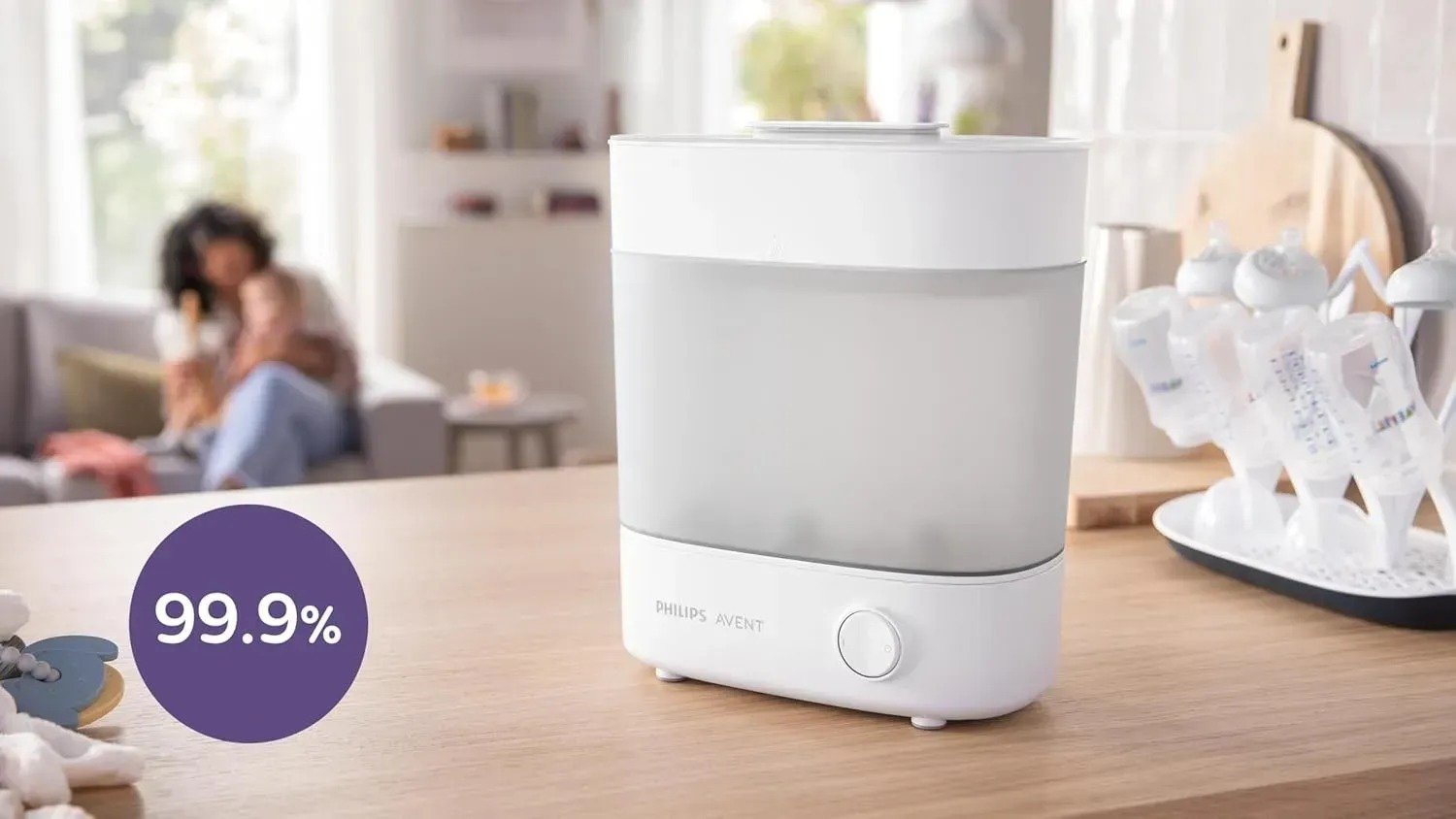 Стерилізатор дитячих пляшечок 3 в 1 Philips AVENT SCF291/00 650 Вт Білий, фото №5 Стерилізатор дитячих пляшечок 3 в 1 Philips AVENT SCF291/00 650 Вт Білий, фото №5