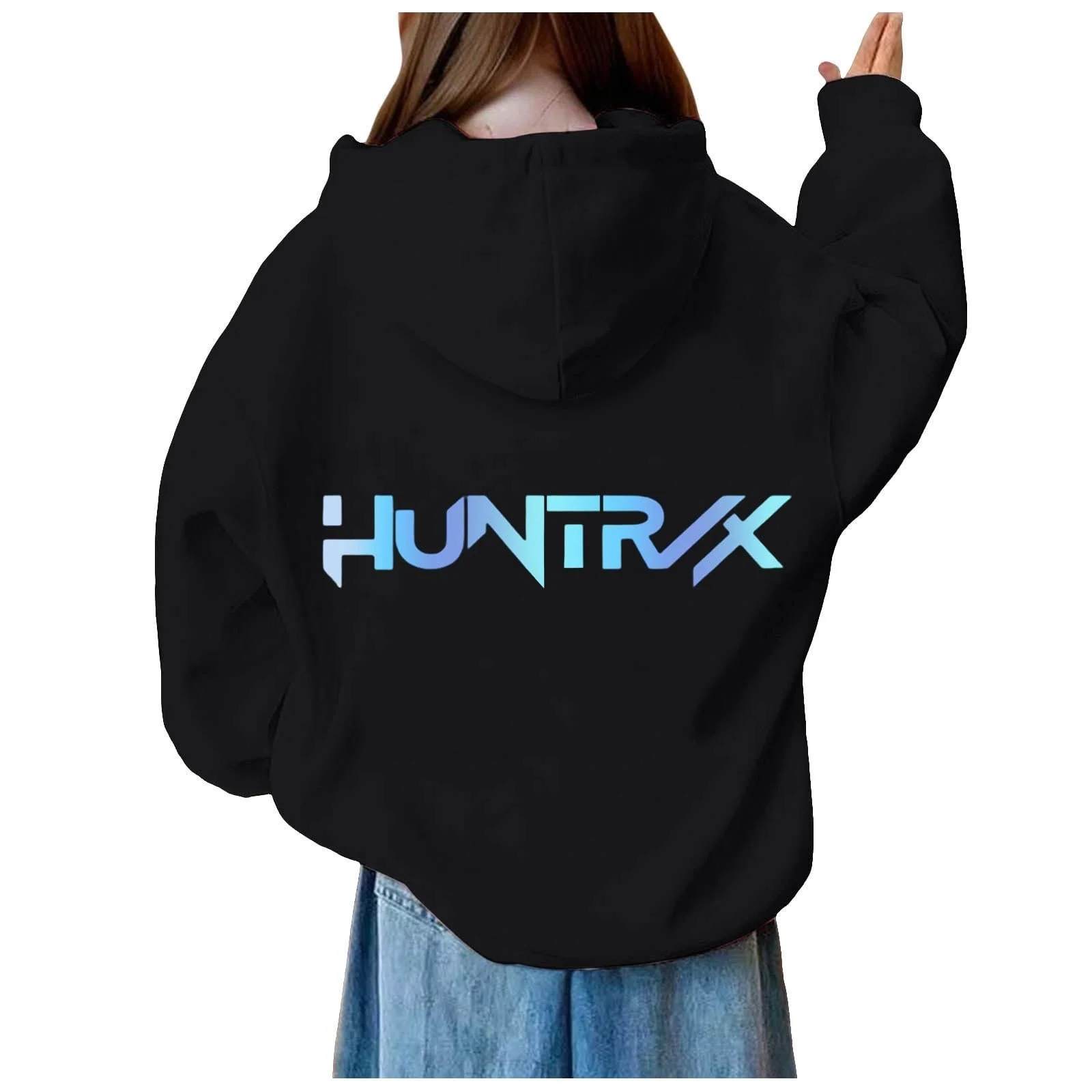 Детская Толстовка-Пуловер Kpop для Девочек и Мальчиков с Мультяшным Аниме Принтом Повседневный Джемпер с Длинными Рукавами Одежда для Девочек-Подростков Y2K в Стиле Хип-Хоп для 3-14 лет, фото №3