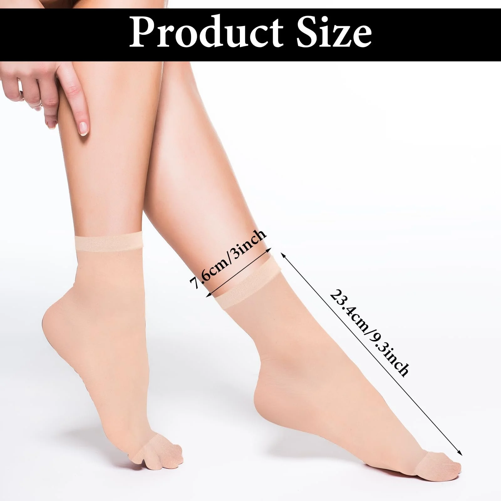 Шкарпетки Нейлонові JIEYAO 10 пар Жіночі 20D Тонкі, Універсальний розмір, фото №3 Шкарпетки Нейлонові JIEYAO 10 пар Жіночі 20D Тонкі, Універсальний розмір, фото №3