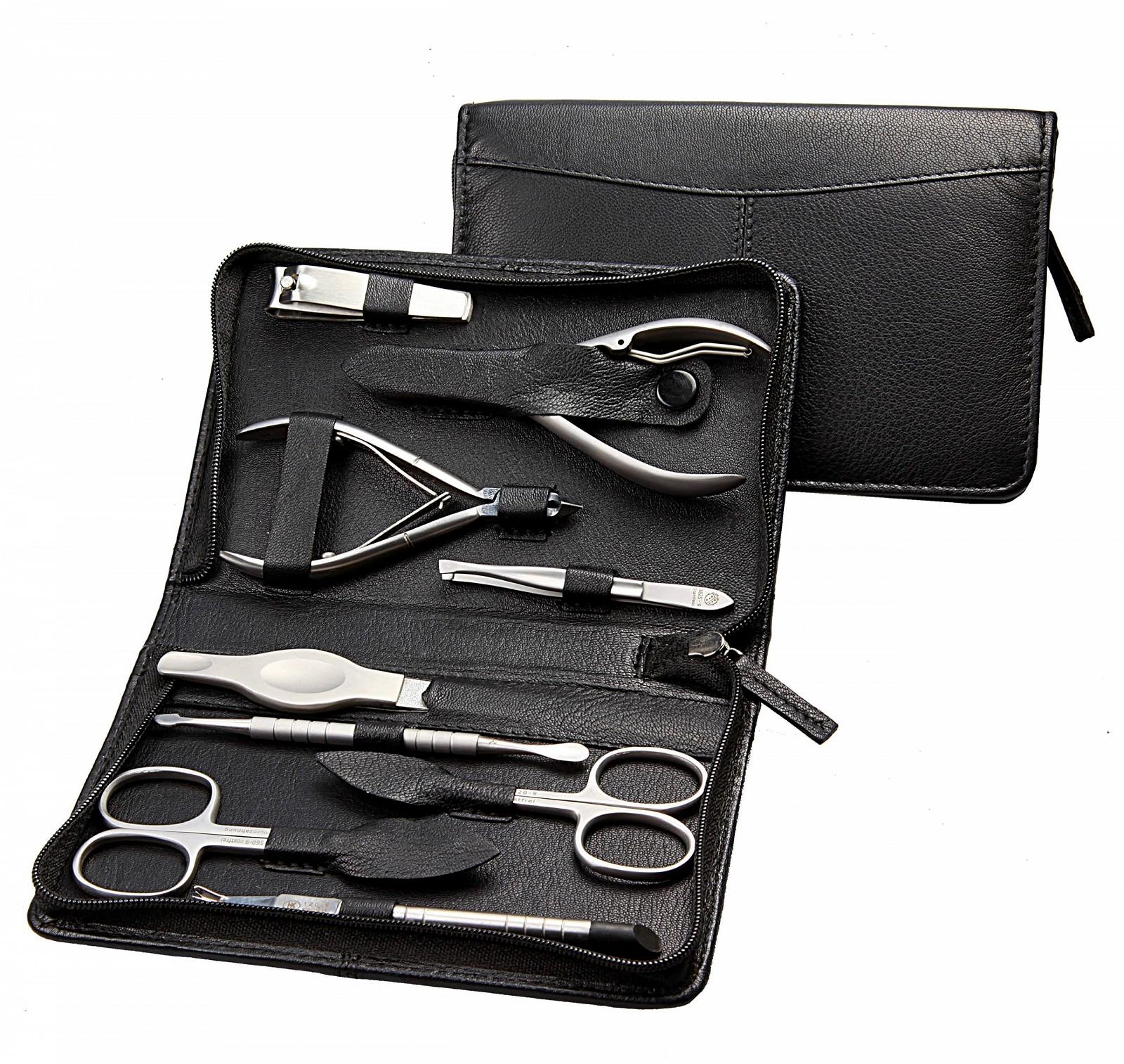 Набір для манікюру Sonnenschein by Hans Kniebes, 9 предметів, чорний, фото №2 Набір для манікюру Sonnenschein by Hans Kniebes, 9 предметів, чорний, фото №2