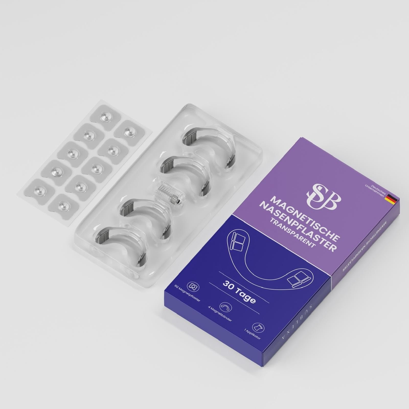 Магнітні назальні пластирі Прозорі SUBLEXA 30 днів використання, фото №9