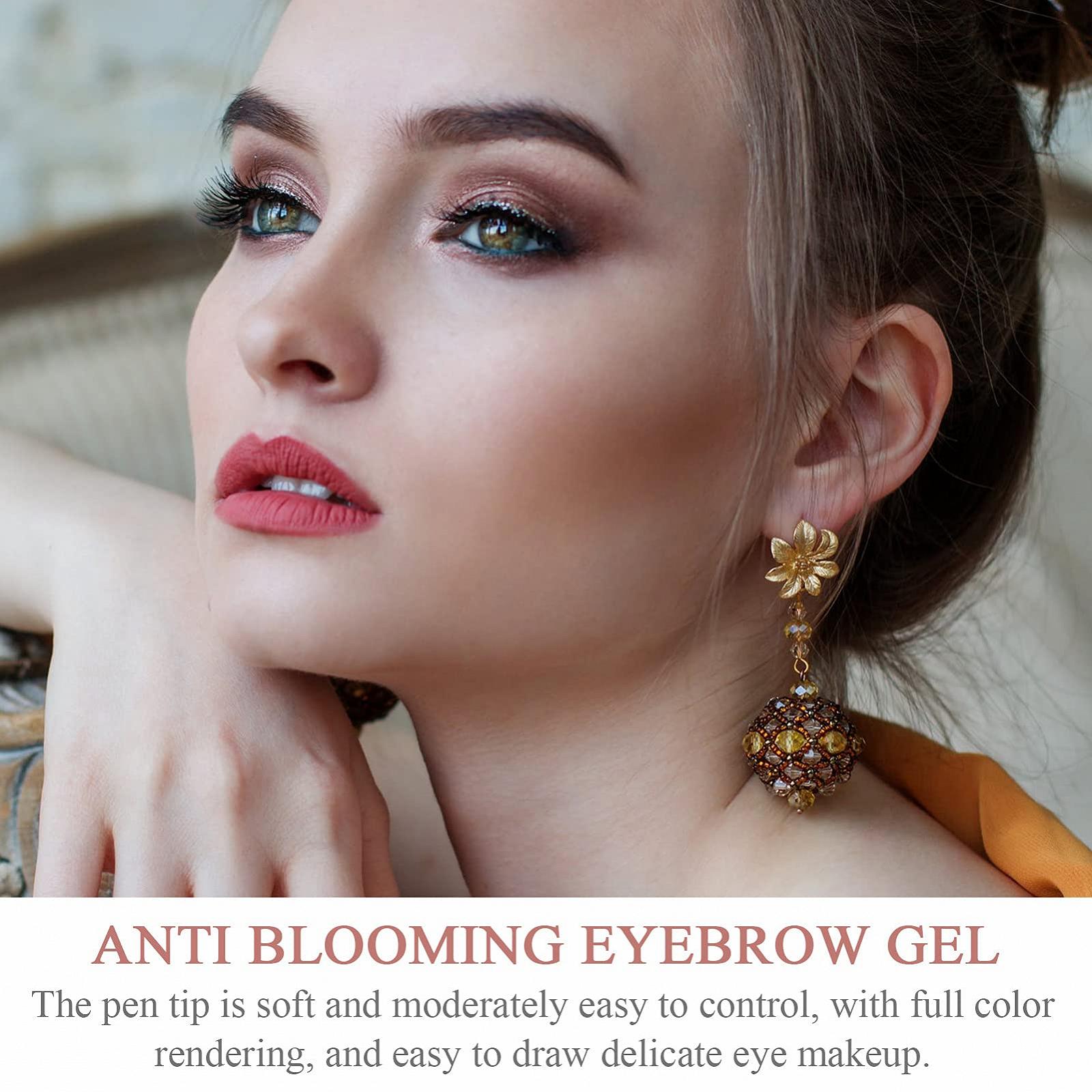 Гель Minkissy Крем для брів 9 шт Триколірний Водостійкий, фото №5