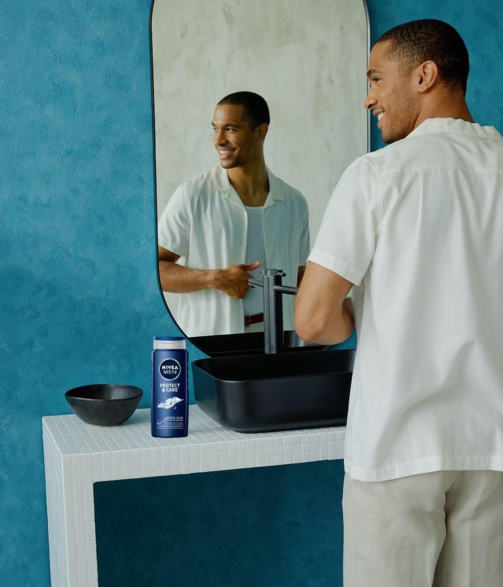 Гель для душа NIVEA MEN Protect&Care с алоэ вера 500 мл (Упаковка из 5 шт.), фото №6