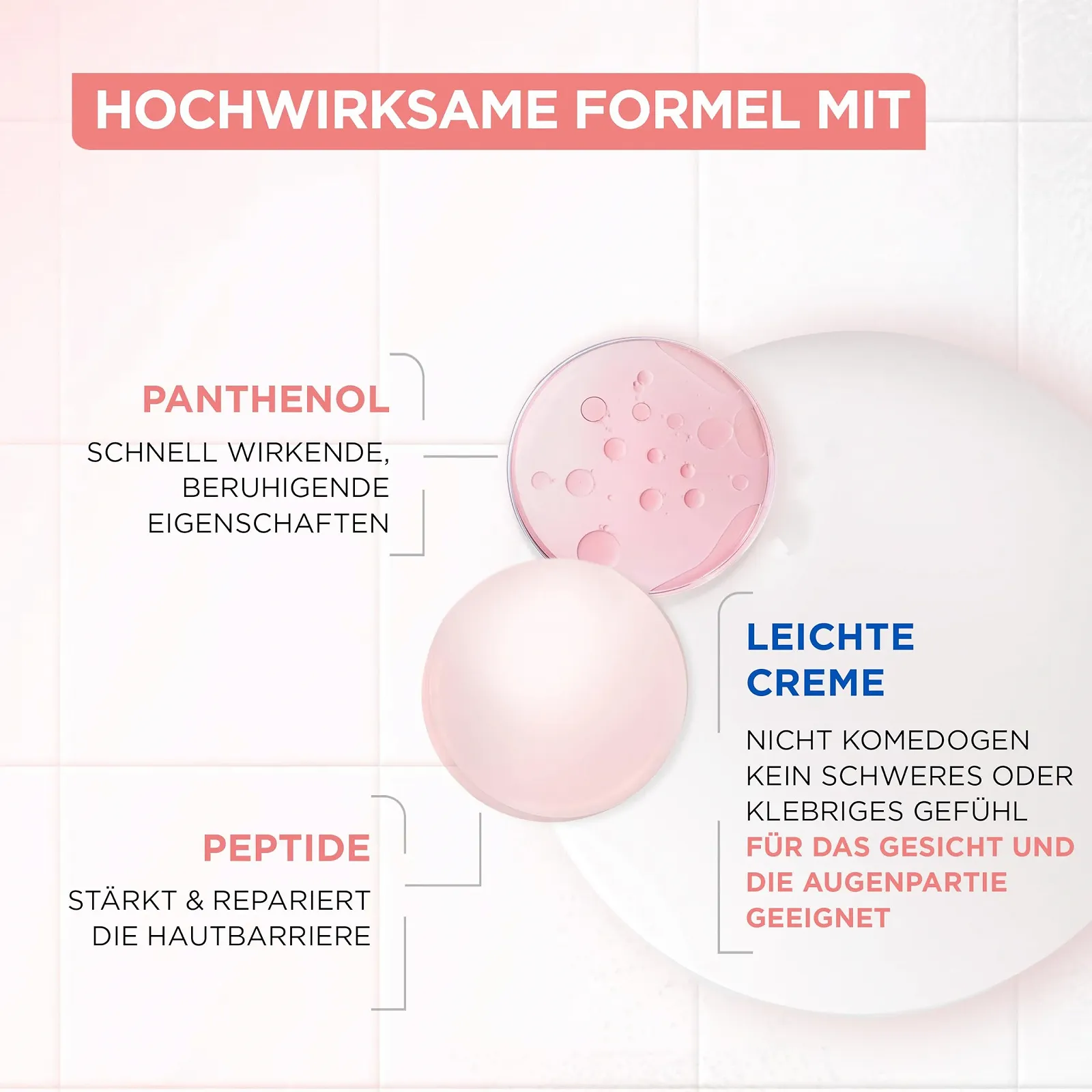 Крем для обличчя Mixa Anti-Skin Stress зволожувальний та регенерувальний з пантенолом та пептидами 50 мл, фото №3