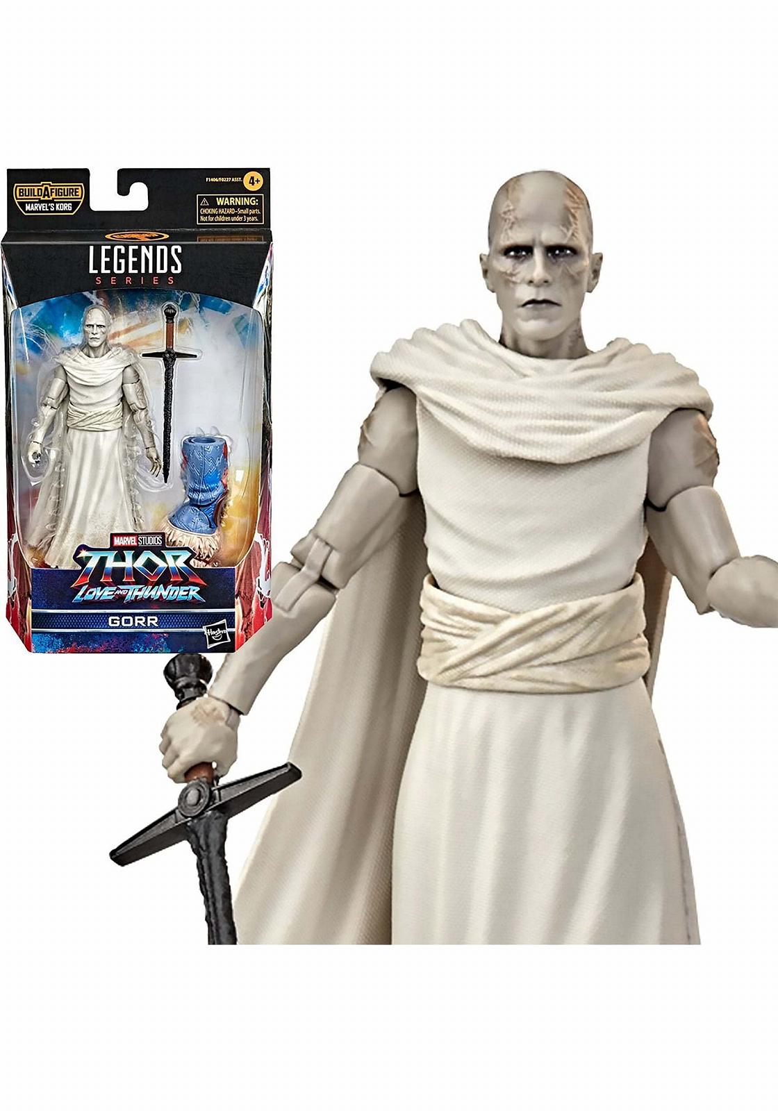 Фігурка Gorr Marvel Hasbro Legends Thor: Love and Thunder, 15 см, 3 аксесуари, 1 елемент Build-A-Figure, F1406, різнокольорова, фото №5