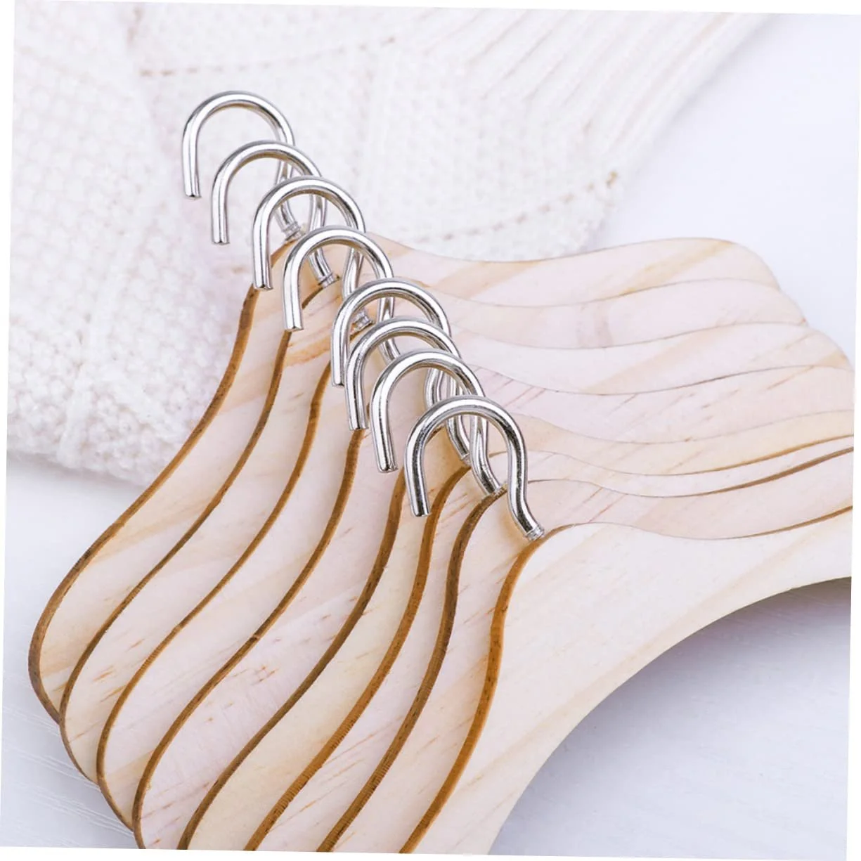 Вешалка HEMOTON Pack of 5 Doll Small Wooden Baby Toddler, фото №8