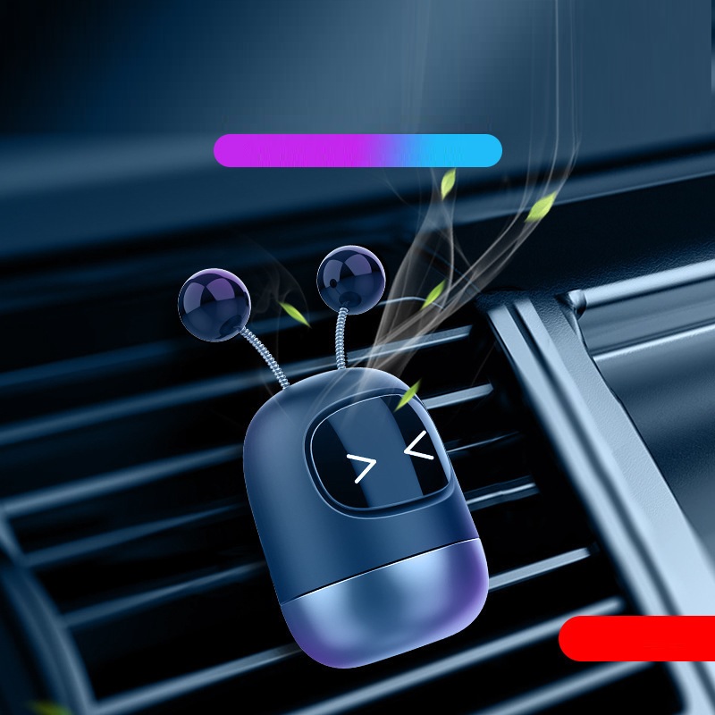 Ароматизатор в автомобиль LanXin освежитель воздуха машину 3 сменных картриджей Черный, фото №5