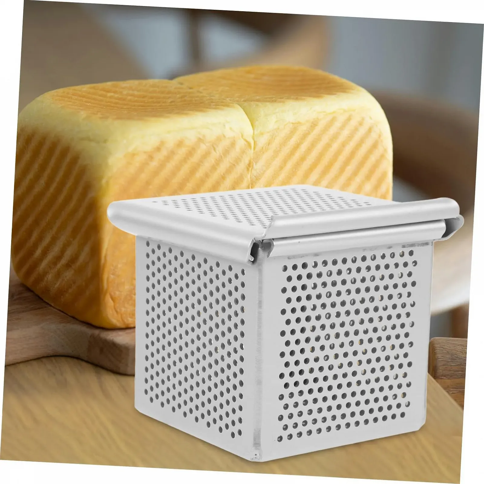 Форма для хліба Міні Квадратна Алюмінієвий сплав з кришкою, фото №8 Форма для хліба Міні Квадратна Алюмінієвий сплав з кришкою, фото №8