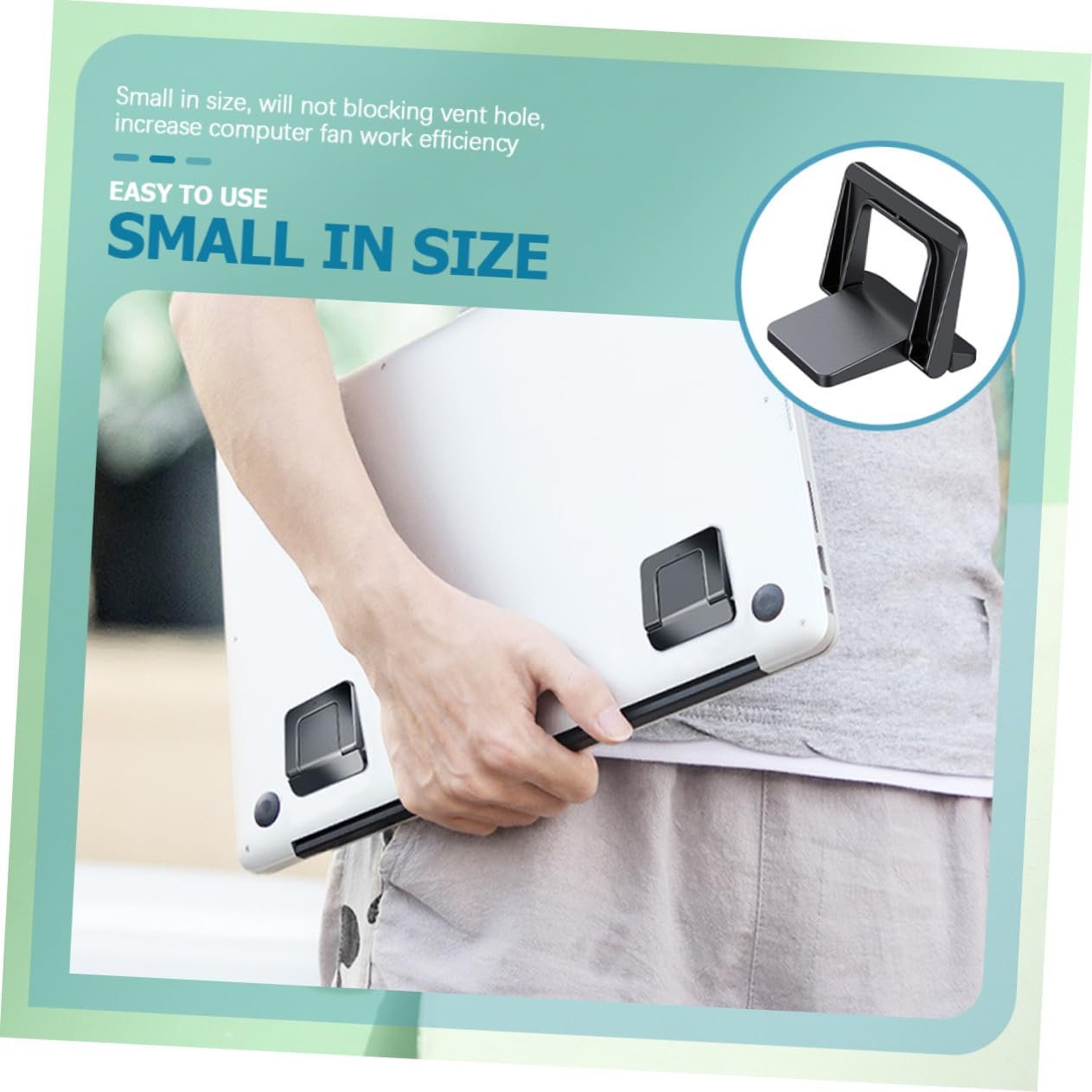 Підставка для ноутбука Homoyoyo Складана Ергономічна, фото №3 Підставка для ноутбука Homoyoyo Складана Ергономічна, фото №3