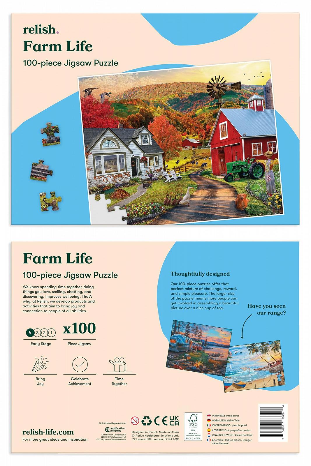 Пазл Relish Country Life 100 деталей, фото №7