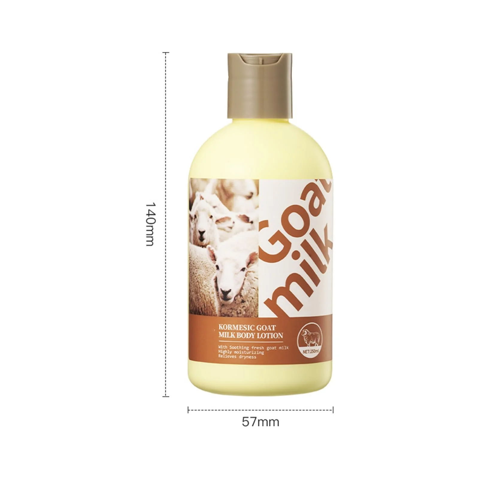 Лосьйон для тіла Молоко Кози - Зволожуючий та живильний крем для сухої та чутливої шкіри - Натуральний лосьйон з козячим молоком 250 мл, фото №7
